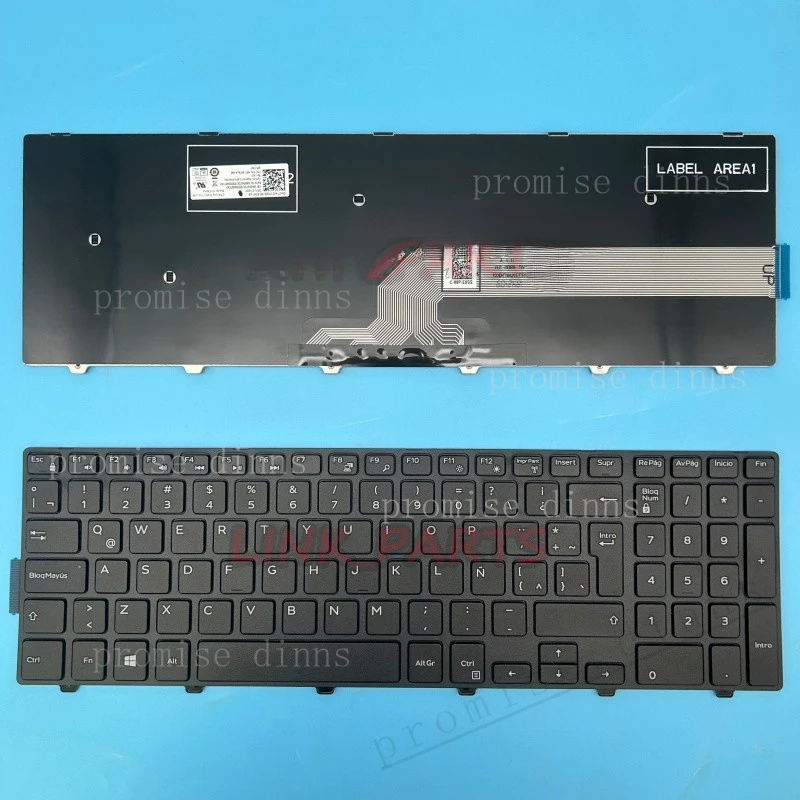 M  NEW Latin Spanish Keyboard For Dell Inspiron 15 3000 3541 3542 3543 3551 3558