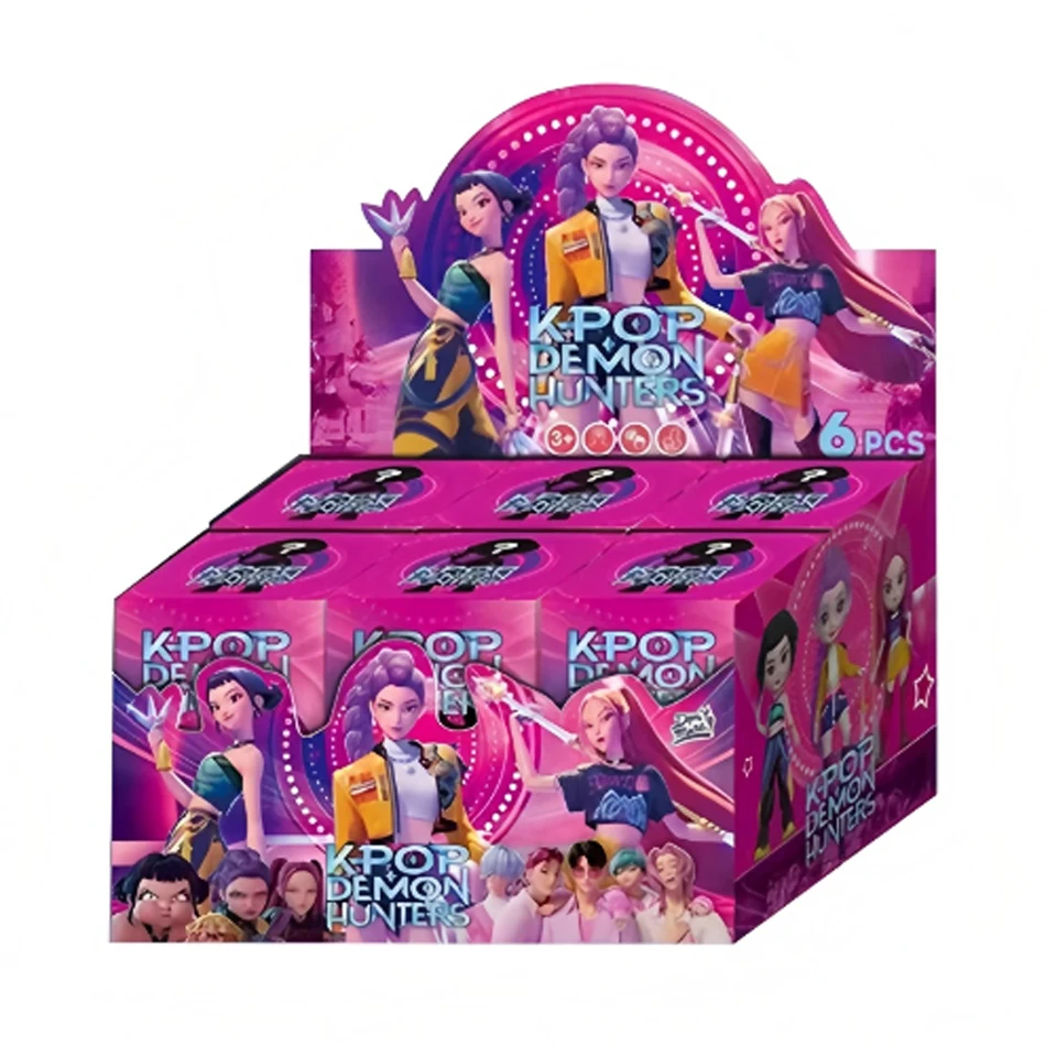 2025 حار أنيمي KPop الشيطان هنتر دمية صغيرة لعبة الفينيل رومي ميرا زوي شخصية قناع الفينيل صندوق أعمى حلية لعبة هدية عيد ميلاد #6