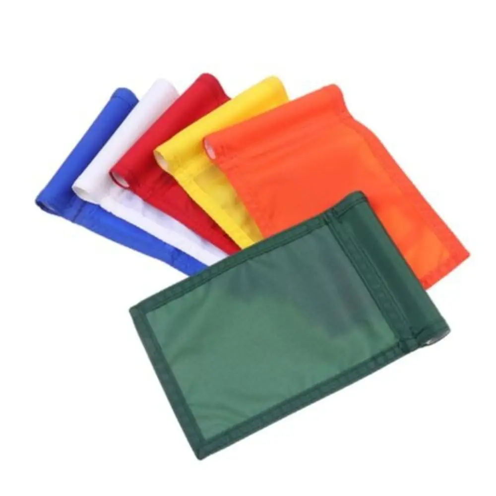 휴대용 솔리드 컬러 골프 퍼팅 그린 플래그 야외 스포츠 골프 용품 골프 연습 플래그 내구성 나일론 골프 깃대