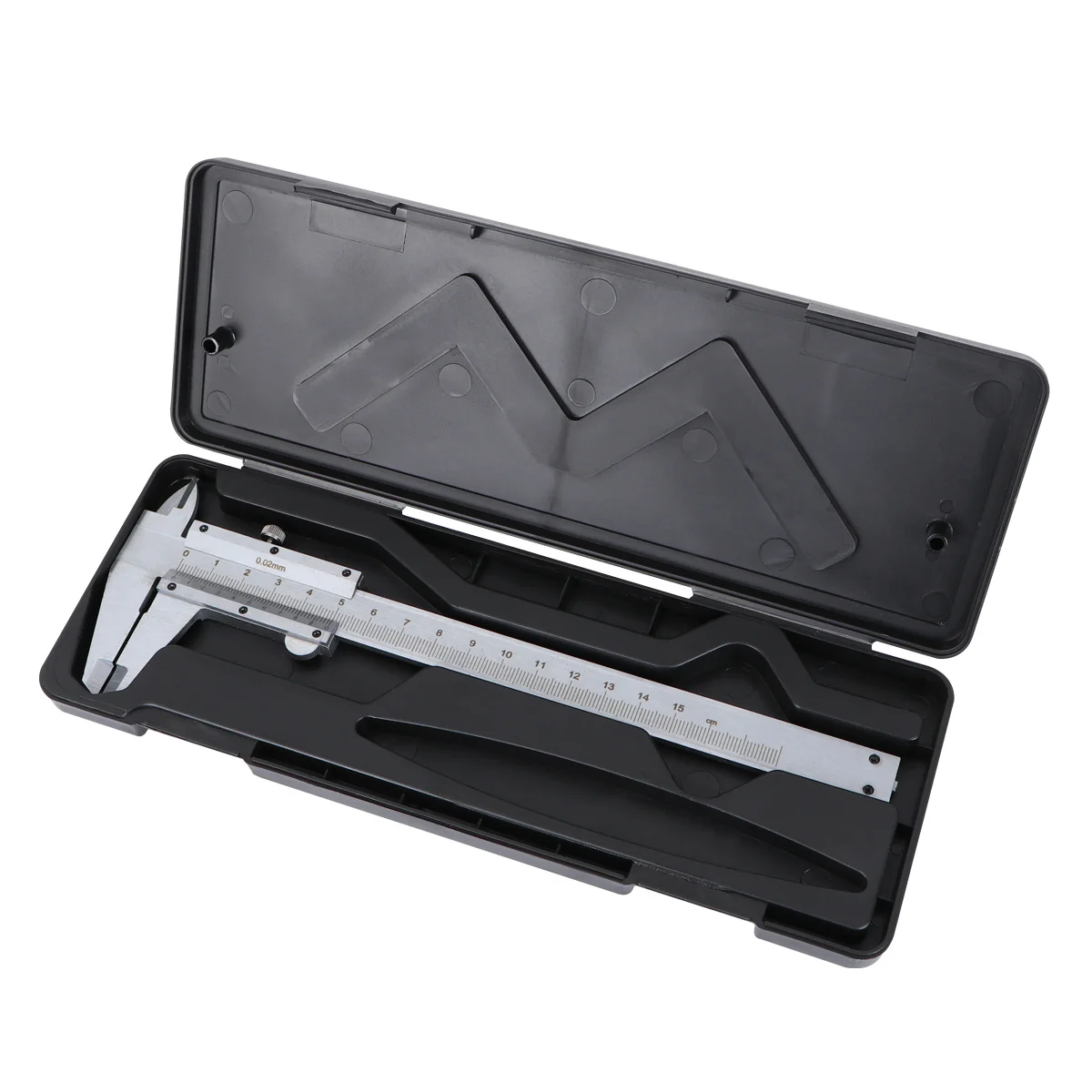 الورنية الفرجار 0-150 مللي متر الكربون الصلب عالية الدقة قياس المسمار الإبهام الأسطوانة لأداة قياس دقيقة