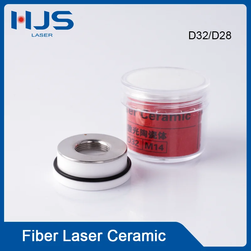 HJS Laser Ceramic Nozzle Holder D28/D32 Fiber Laser Ceramic For Raytools WSX Bodor Precitec Fiber Laser Head