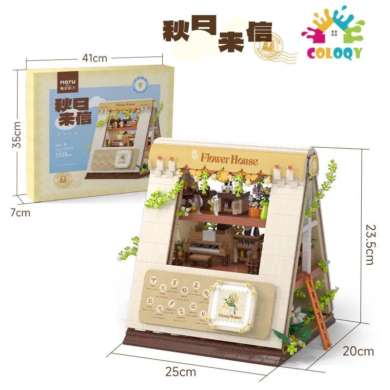 COLOKY 2025, neue wunderbare Architektur, Taverne, Montage, Street View, Kinderbausteine, Spielzeug, Ornament, Geschenke