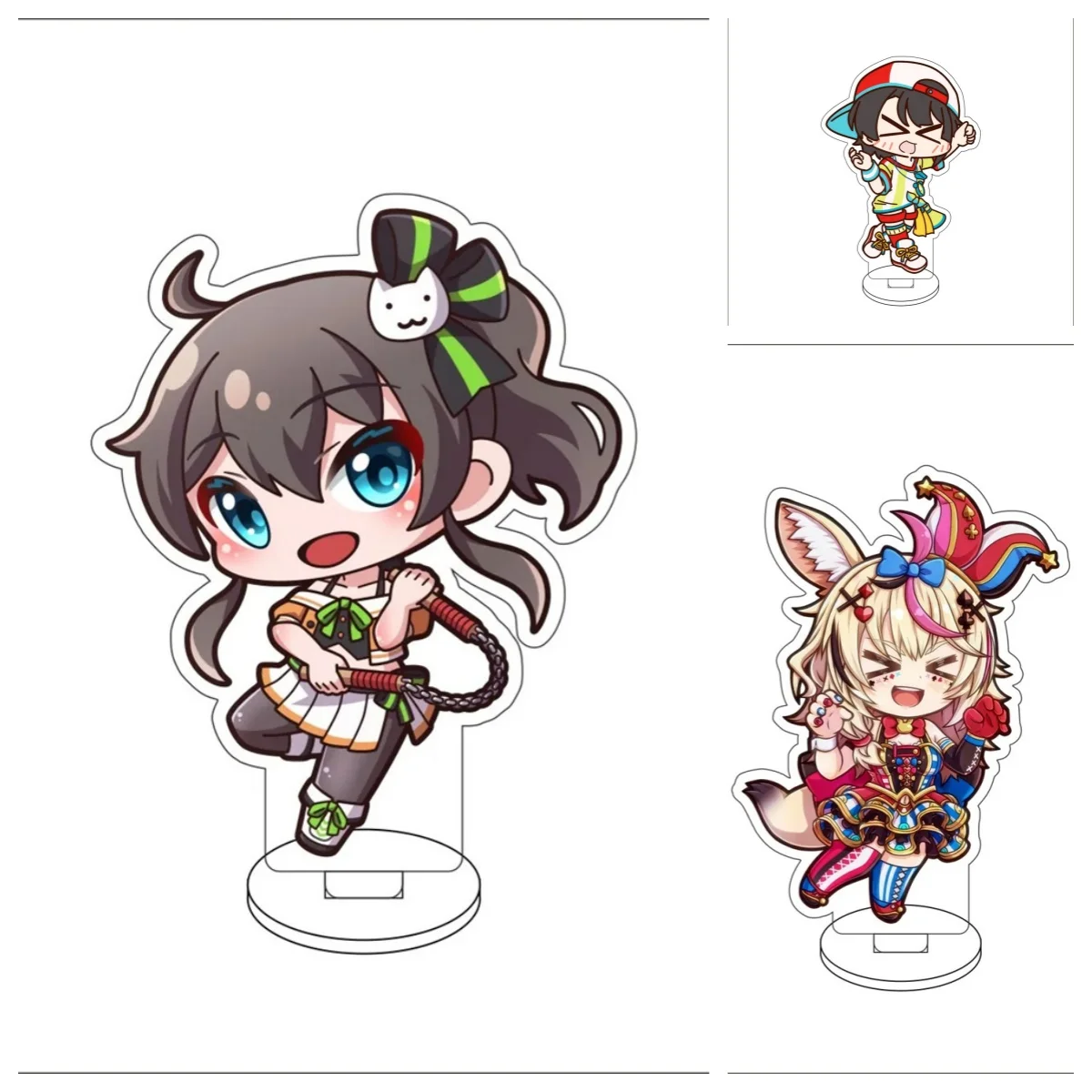 أنيمي Hololive YouTuber الاكريليك حامل الحلي Akai Haato Hoshimati Suisei Robocosan Tokino Sora الشكل حامل هدايا عيد الميلاد #1