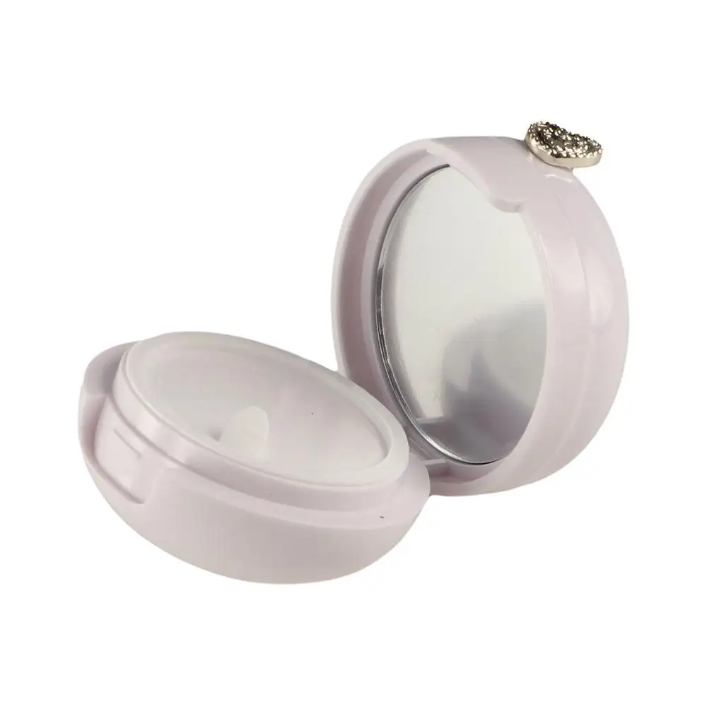 Reizen Lip Slaapmasker Container Kleine Spiegel Compacte Cosmetische Lippenbalsem Container Hervulbare Fles Met Borstel Lip Masker Case