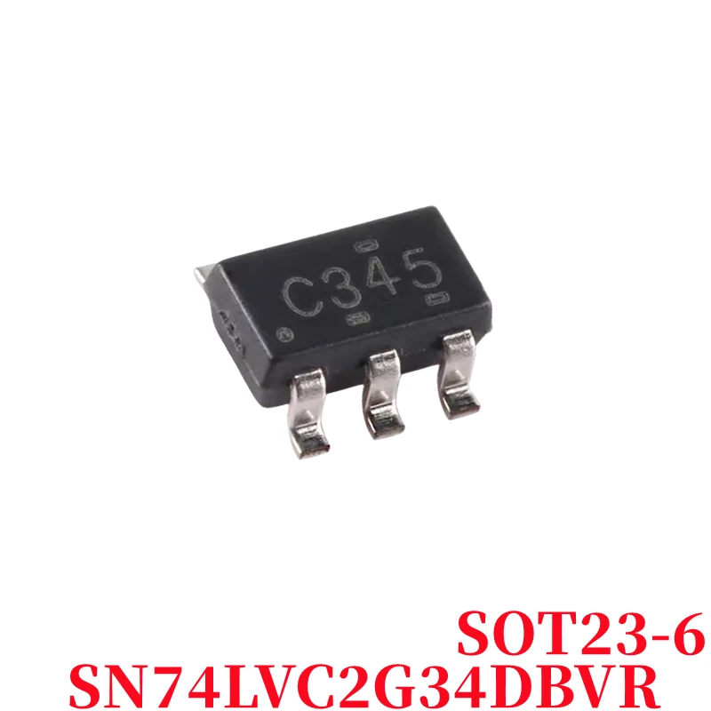 【5pcs】100% New SN74LVC2G34DBVR N74LVC2G34DBVR  SOT23-6 Chip