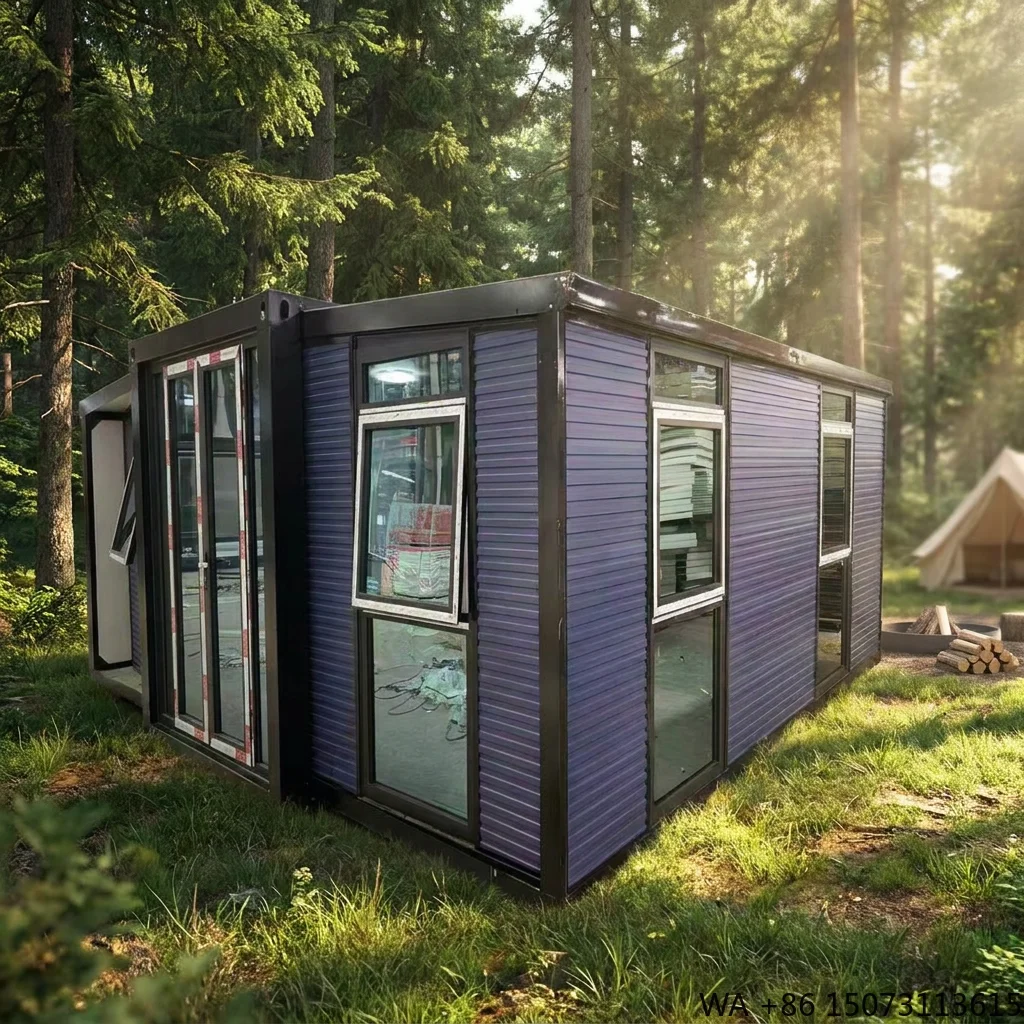 Expandable 20ft 40ft Housing Folding Office Cost Modern Prefab Portable Mobile Houses Tiny Prefabricated Container House