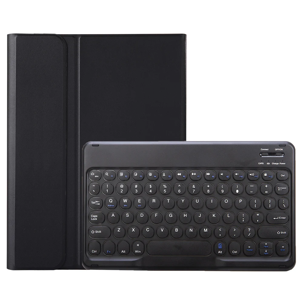 

YAM29 Leather Case for Lenovo Tab 10.1 (2025) / Zhaoyang K10C / S10 TB-311FU / XC TBF1 2025 Round Keycap Bluetooth-Compatible Ke