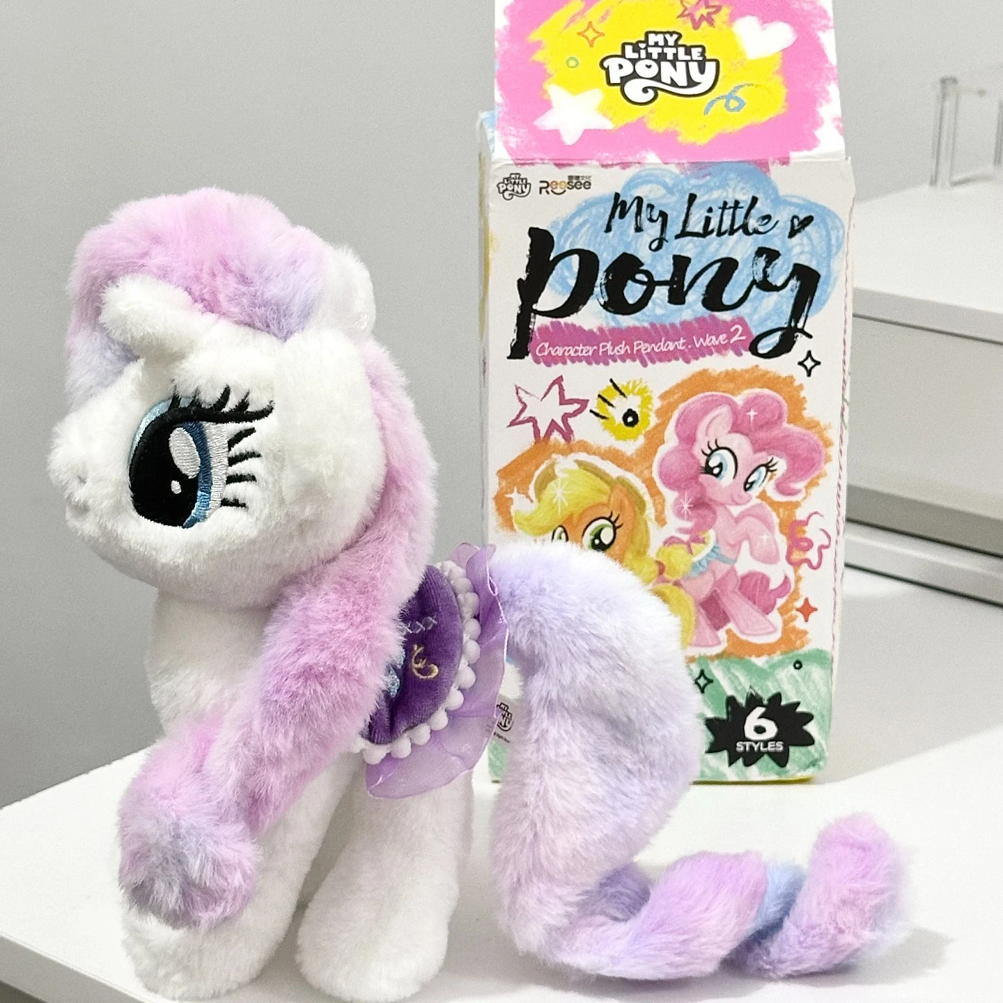 

My Little Pony Character Plush Pendant Doll Wave 2 Series Blind Box Removable Saddle Bag Pinkie Pie Pendant For Collection Gifts