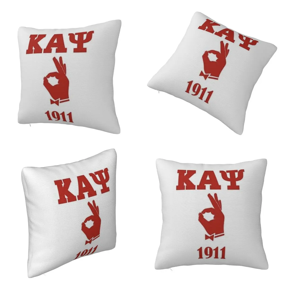 Kappa KAP Alpha Psi funda de almohada cuadrada funda de cojín funda de almohada cómoda funda de almohada para el hogar sofá sala de estar