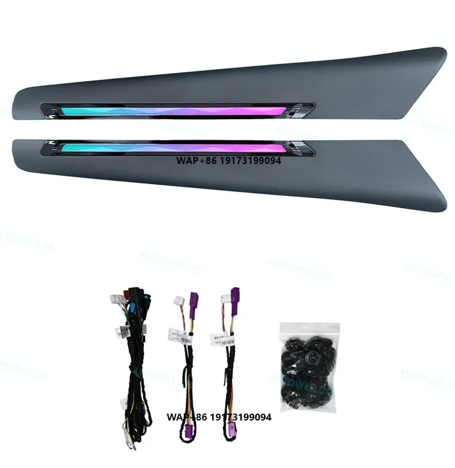 

Ambient Light Speaker Cover for B-MW 5 Series G60 Crystal Rear Door Interior Lighting for Auto Enhancement