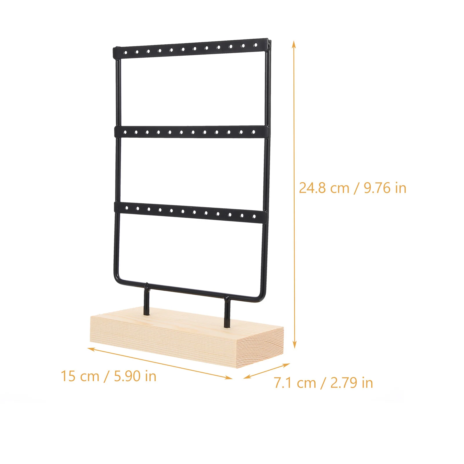 

Delicate Earrings Stand Jewelry Organizer Earring Display Stand Premium Material Durable Long-Lasting Use Bathroom Showcase