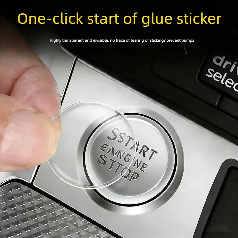 For Lexus ES LX UX NX RZ RX GX LX LM LC Car One-click Start Protective Film Button Stickers One-click Start Protective Film