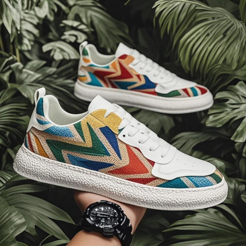 

High Top Men's Canvas Shoes Fashion Platform Sneakers Men 2025 Spring Autumn Non-slip Casual Vulcanized Shoes Student Tenis Masc