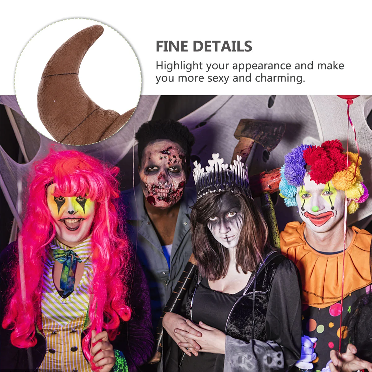 2 pezzi orecchie di mucca fascia per animali bambino roba natalizia panno di capra corno copricapo costume