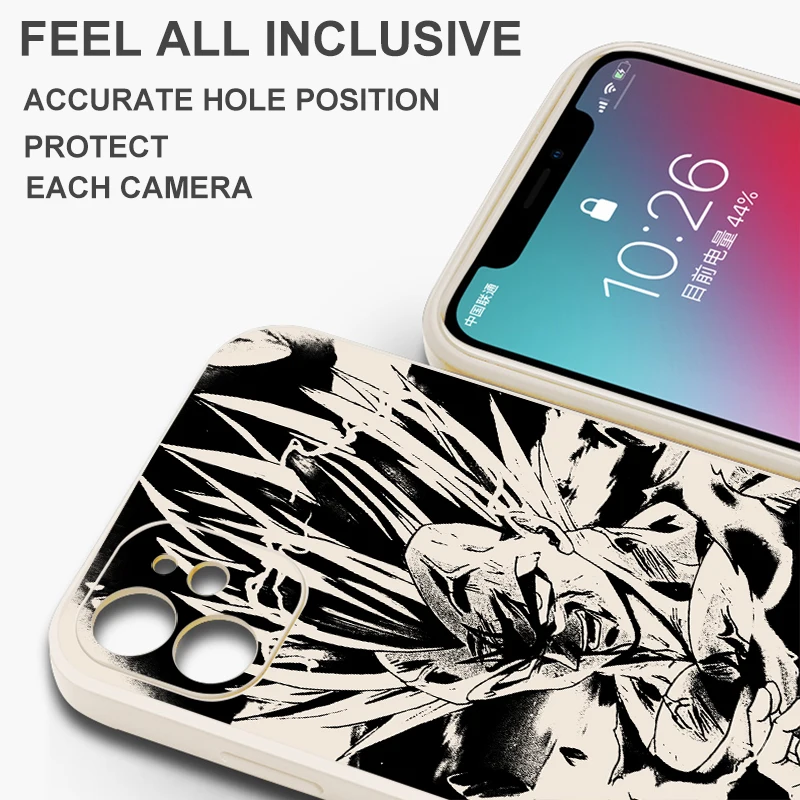 D-Dragons Balls V-Vegeta Phone Case For iPhone 15 14 13 12 11 Pro X XR XS Max 15 14 Plus 13 12 Mini Coque Liquid Silicone Shell