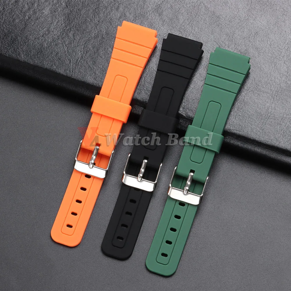 For Casio F91W W800H SGW400 F91W F84 F105/108 A158/168 AE1200 Silicone Watch Strap Waterproof Band Replace Wrist Bands Bracelet image 4