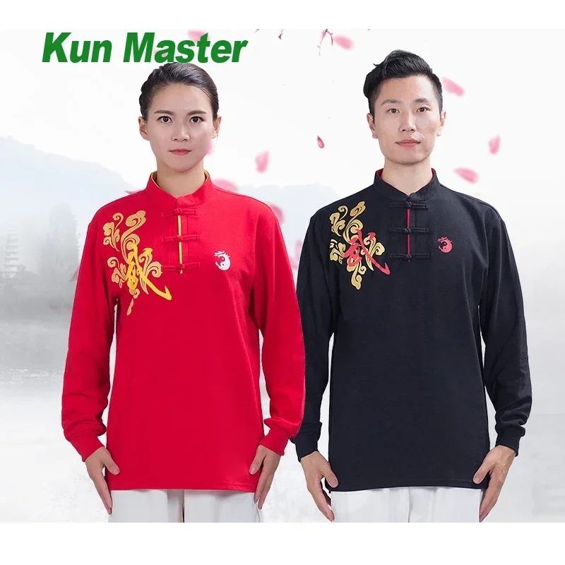 

Martial Art Uniform Tai Chi Clothes Kung Fu Dress Wushu Clothing Women And Men Unisex Kun Master Long Sleeved Thick 2023 New