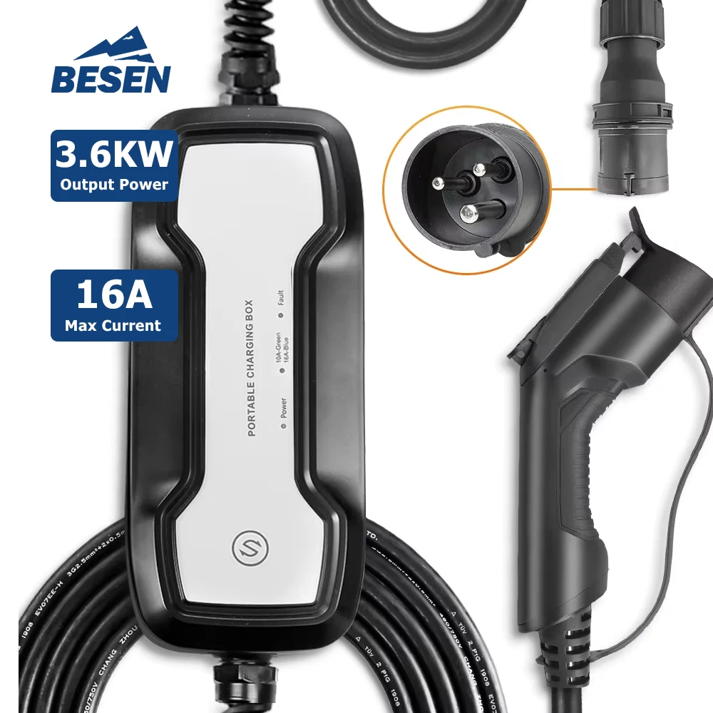IP66 16A شاحن EV محمول 3.6kW EV CAR POWER BANK مع قابس من النوع 1 #1
