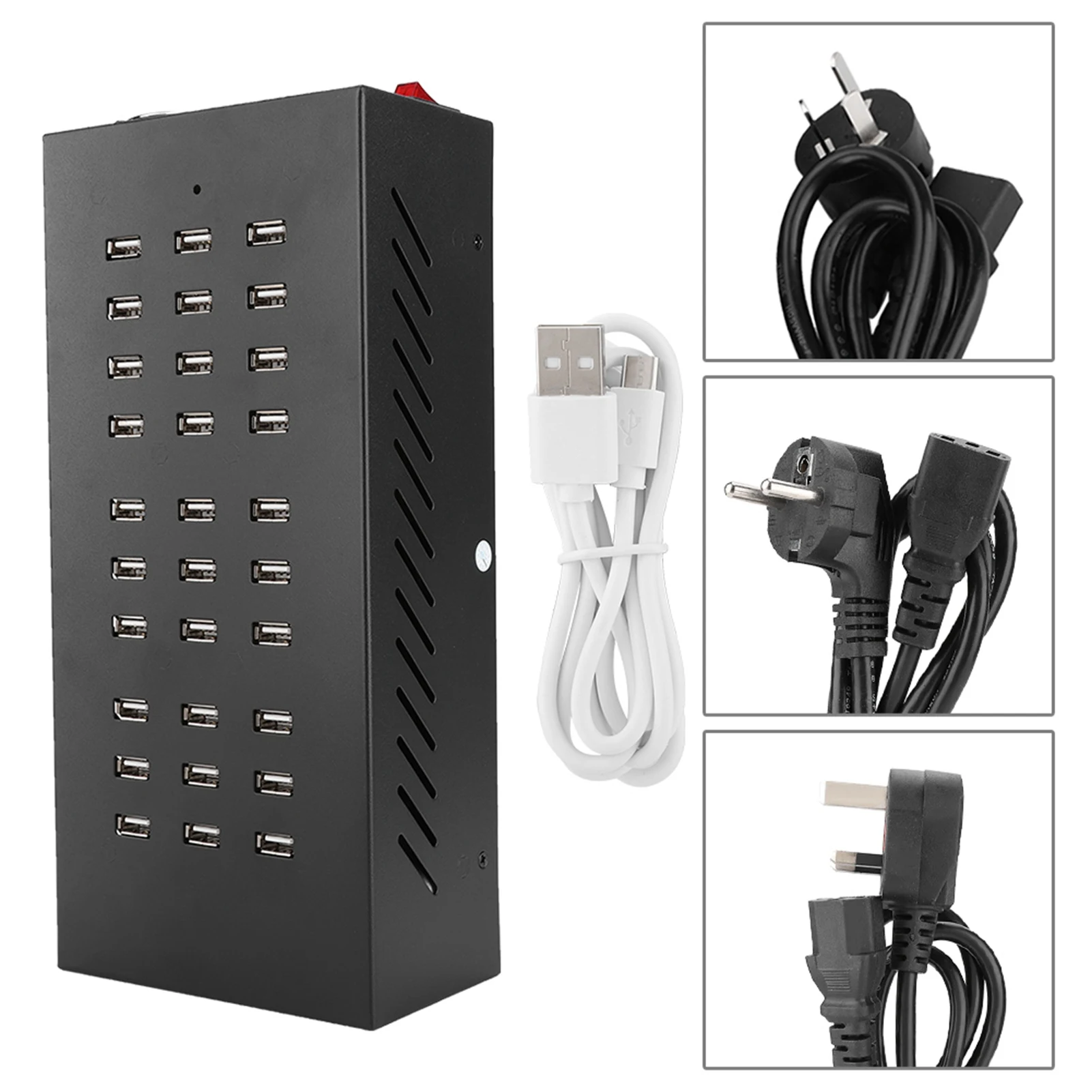 USB Hub High Speed Hub High Power Quick  30 Ports USB Hub Charging Station for Mobile Phone/Tablet