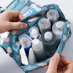 Bolsas de maquillaje de alta calidad para mujer, nueva bolsa de cosméticos de viaje, organizador de artículos de tocador, Neceser de almacenamiento impermeable, bolsa de lavado para baño colgante