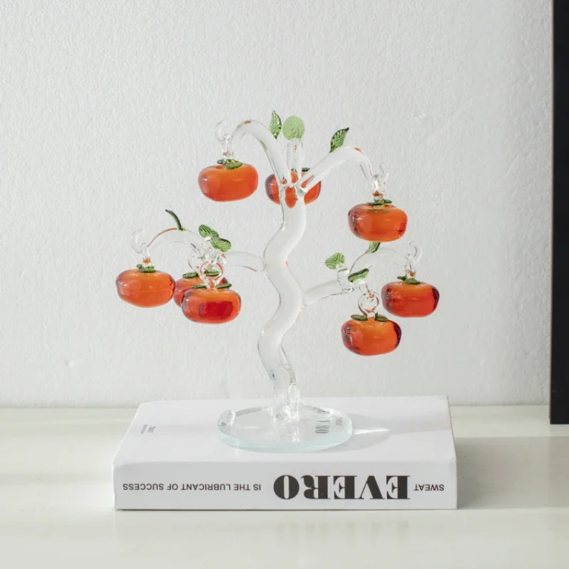 

Modern Light Luxury Persimmon Tree Decoration Creative Living Room Wine Cabinet Vestibule Housewarming Soft Decoration