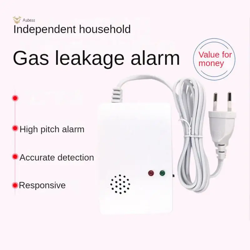 Gas Alarm Gas Leak Alarm 360 Degrees Gas Leak Detector Sensitive Natural Natural Gas Detector Gas Leak Sensor