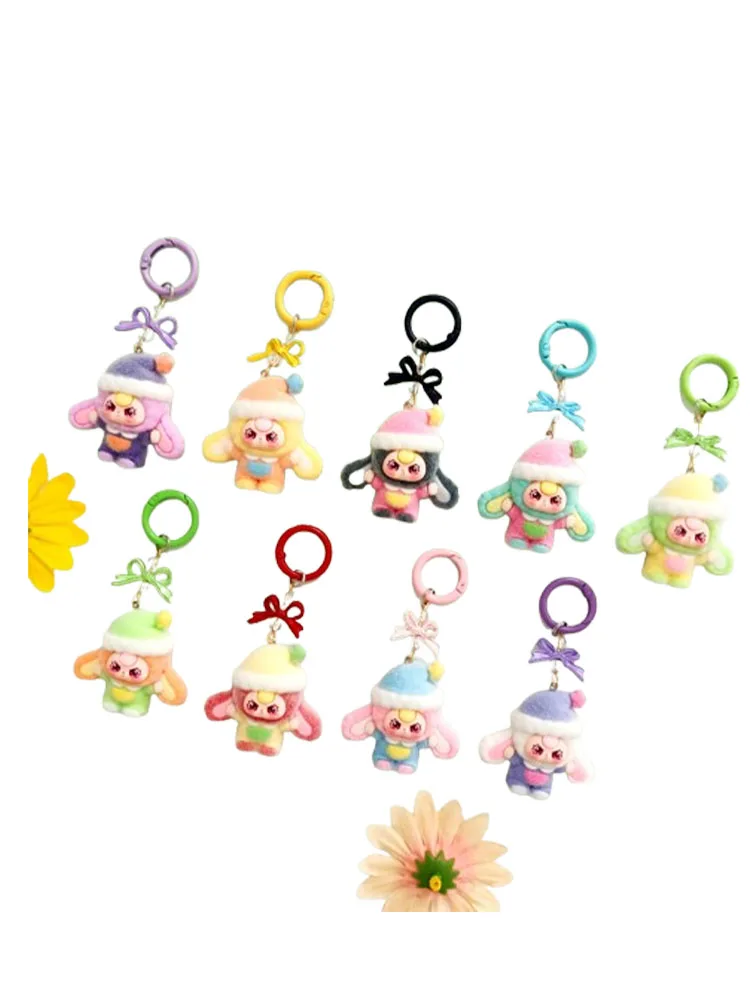 

Mini bow-tie-style butterfly-shaped baby doll keychain, bag hook, purse hook set