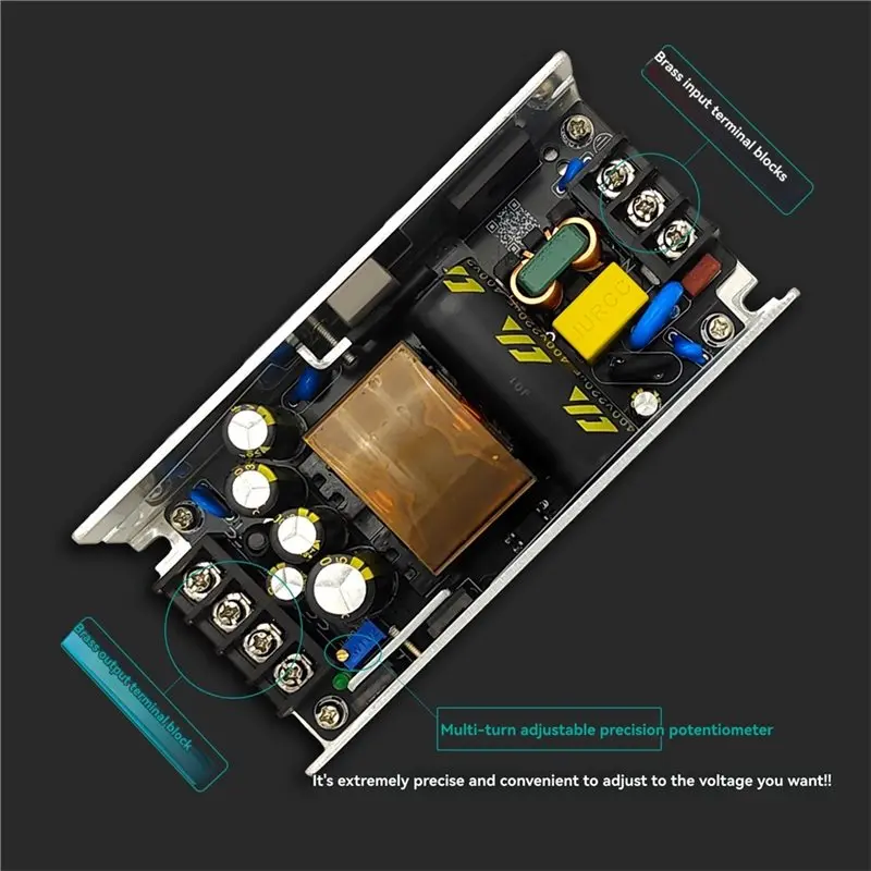 ABSY 12V16A Switch Power Board Module 200W High Power For Industrial Control & Stage Lighting