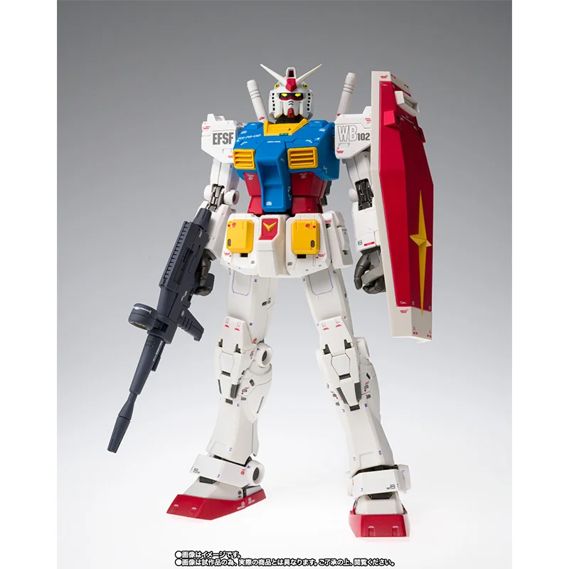 Bandai Gundam Fix Figuration Metal Composite Rx-78-02 Gundam Cucuruz Doan's Island 18Cm Original Action Figure Model Toy Gift