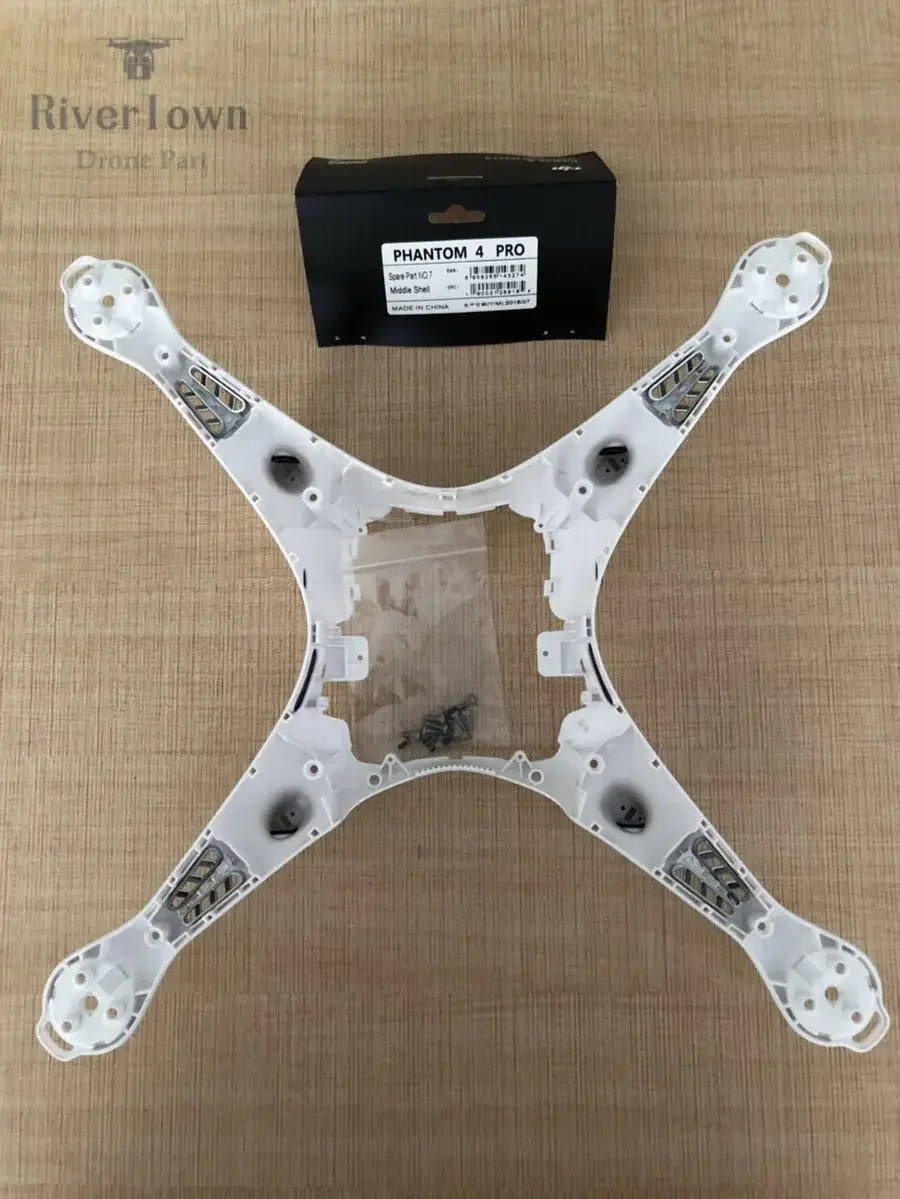 Genuine DJI Phantom 4 Pro - Body Shell Top Middle Cover Landing Gear with Compass Screw Replacement for DJI P4P