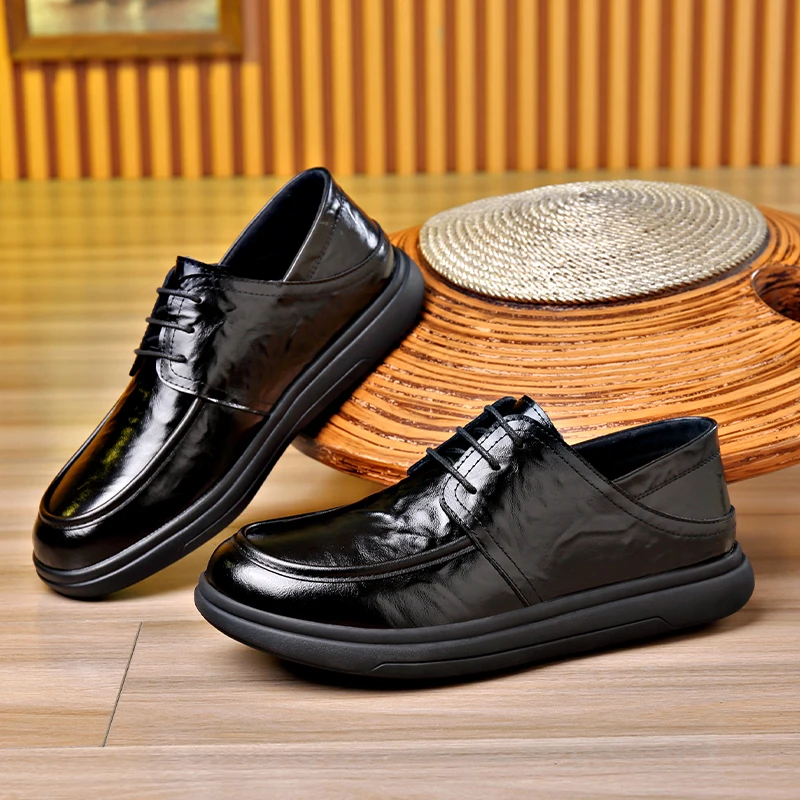 

Versatile Outdoor Oxfords shoes business dress lace up Collar Polished Toe Office to Trail Transition Shoes men footwear