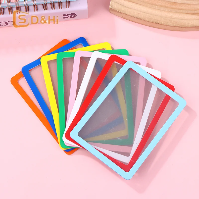 5 unids/lote funda protectora para tarjetas con borde duro funda protectora de Material plástico funda para tarjetas carcasa protectora anticaída que proporciona protección