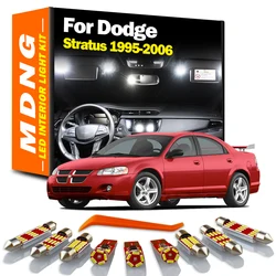 MDNG dla Dodge Stratus 1995-2001 2002 2003 2004 2005 2006 pojazdu LED wnętrza kopuła mapa światło bagażnika zestaw żarówki Led samochodowe Canbus