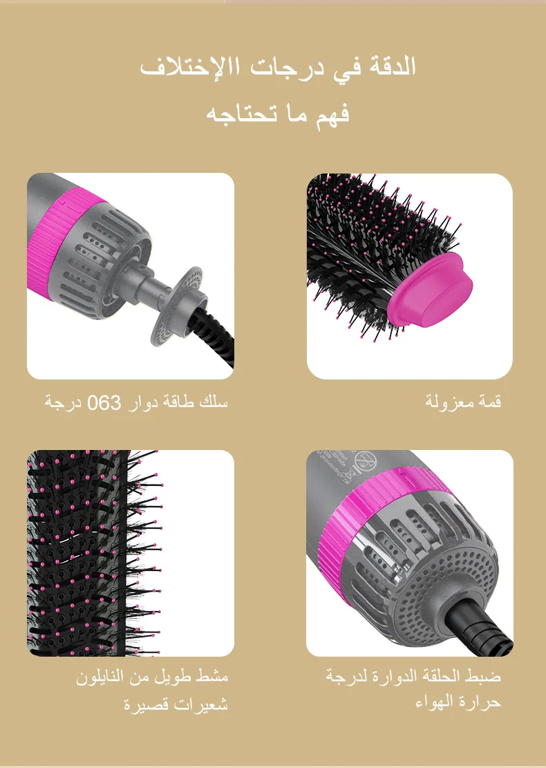 2 in 1 Electric Hair Straightener Brush & Curler Anti-Scald Fast Heating Hair Styling Tool Professional Salon Hair Beauty Device