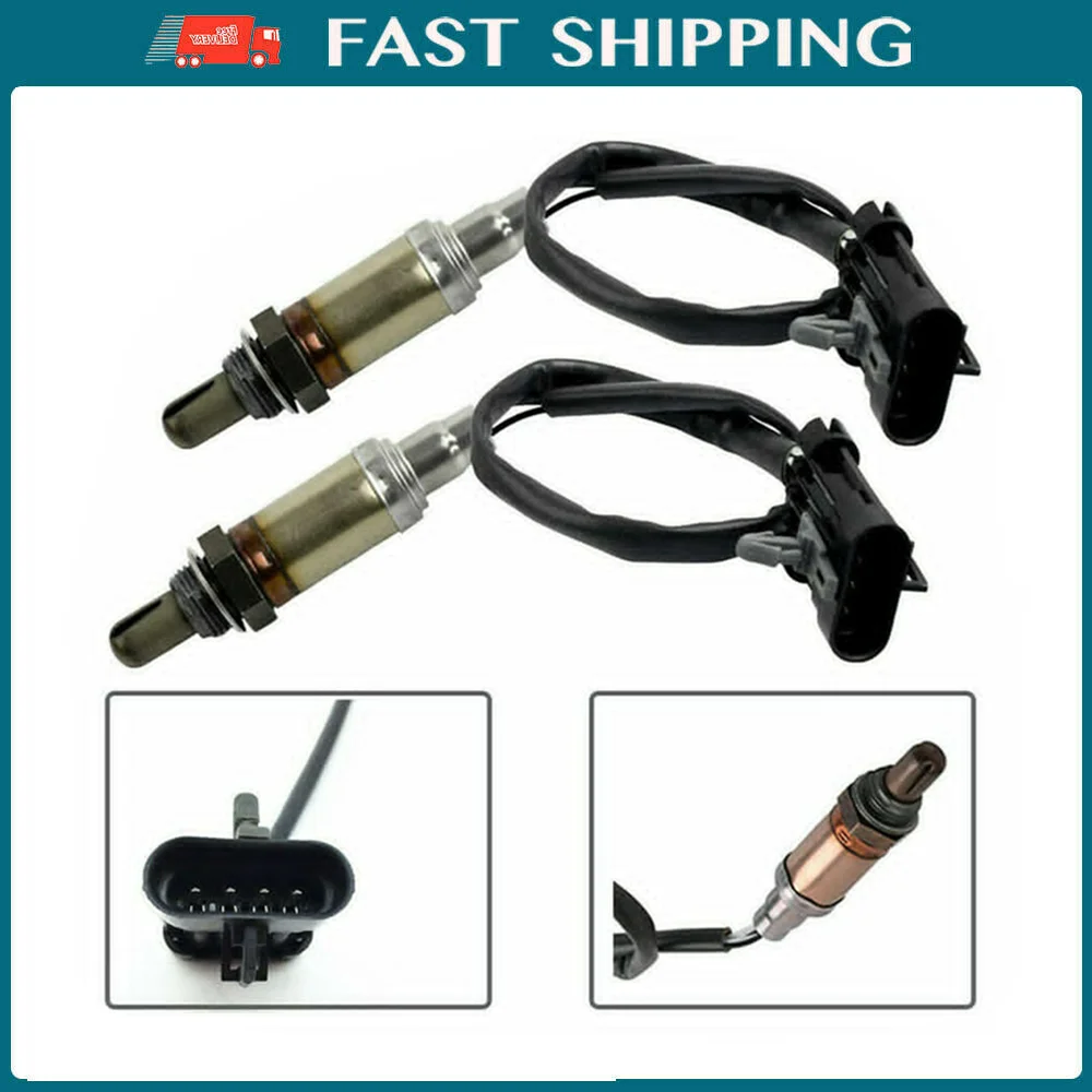 

2pcs Oxygen Sensor For 1996-2001 Chevrolet S10 Pickup V6 4.3L Up+Downstream