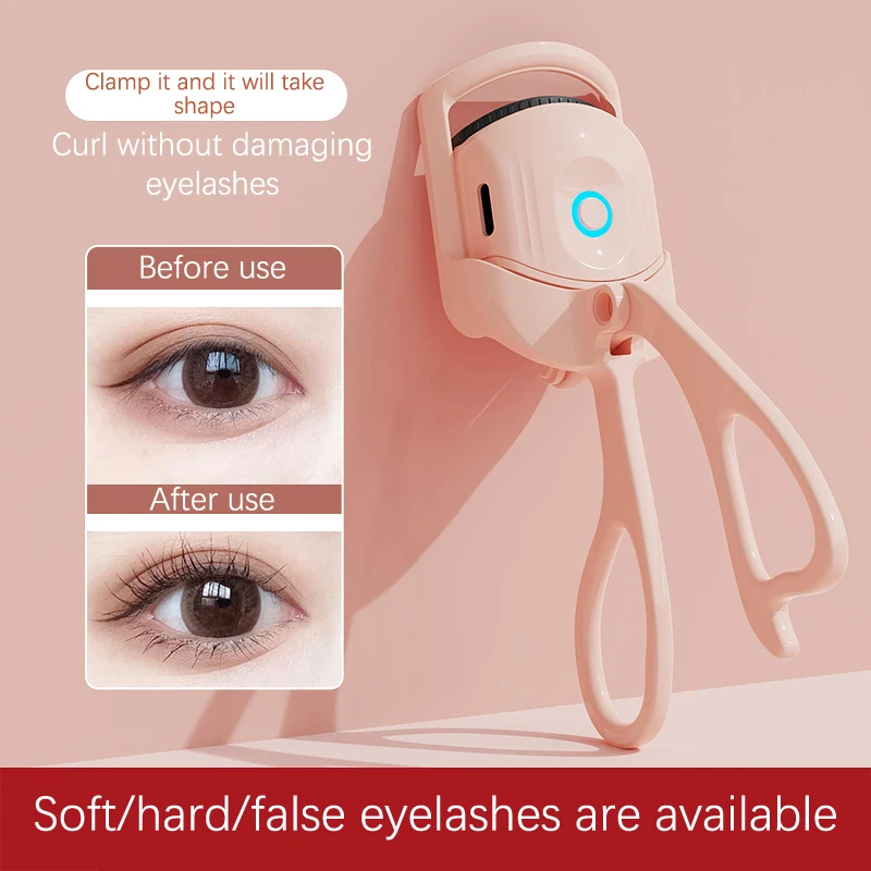 Electric Eyelash Curler USB Charging Model Fast Heating Portable Eye Lash Perm Shaping And Lasting Curling Thermal Eyelash Clip