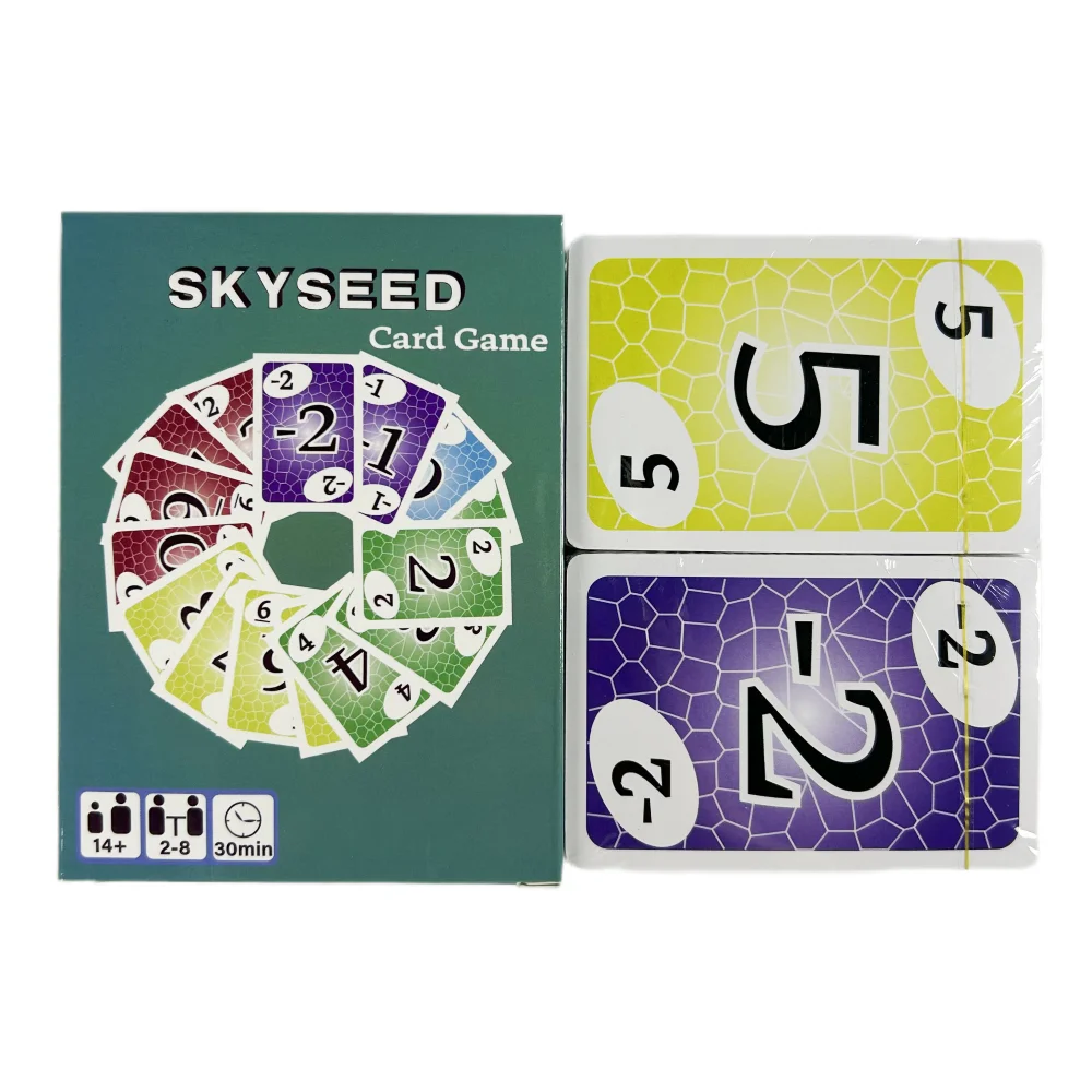 لعبة بطاقات Skyseed 150 ورق لعب لوح لعبة سطح السفينة إصدار استكشاف ممتع لهدايا عيد الميلاد والهالوين
