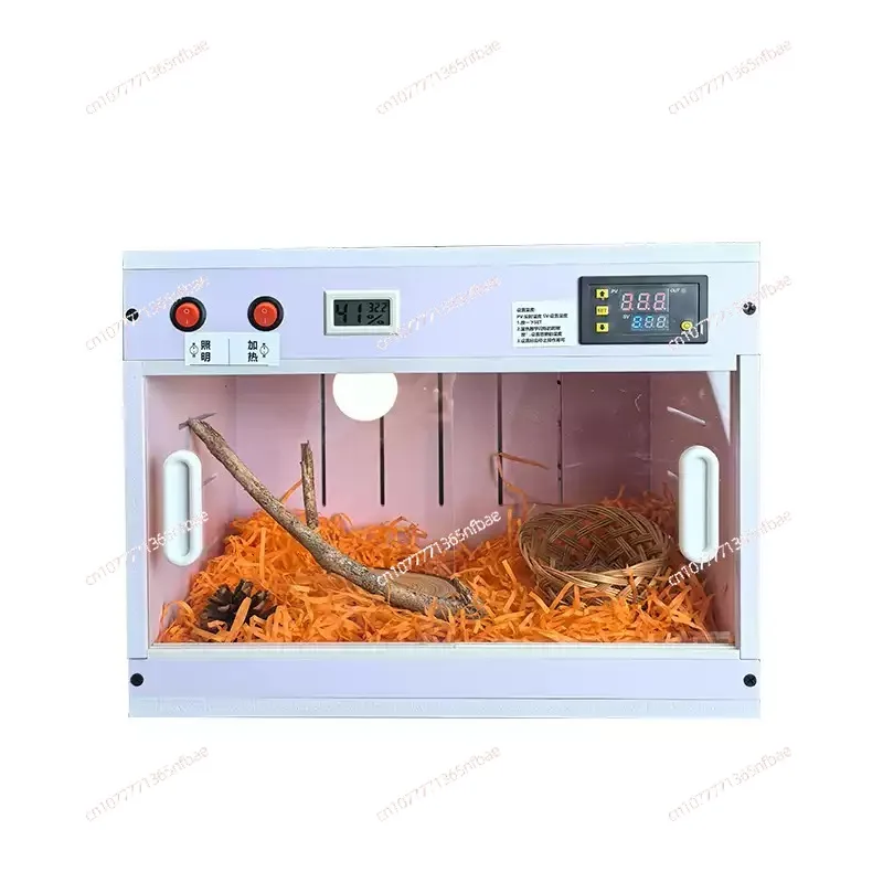 

Reptile Habitat Terrarium Automatic Brooder Warm Box for Turtle Lizard Snake Pets Temperature Control