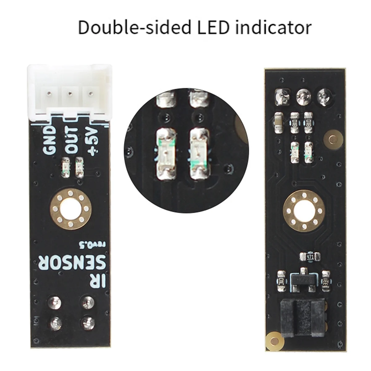 IR Sensor Rev0.5 Pcb Board with 1M Wiring Filament Monitor Endstop Switch Module Suitable ERCF Binky for Voron