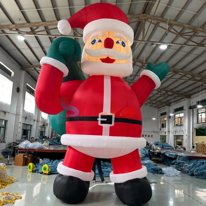 

6m Outdoor Garden Inflatable Santa Claus Christmas Decoration with Lights