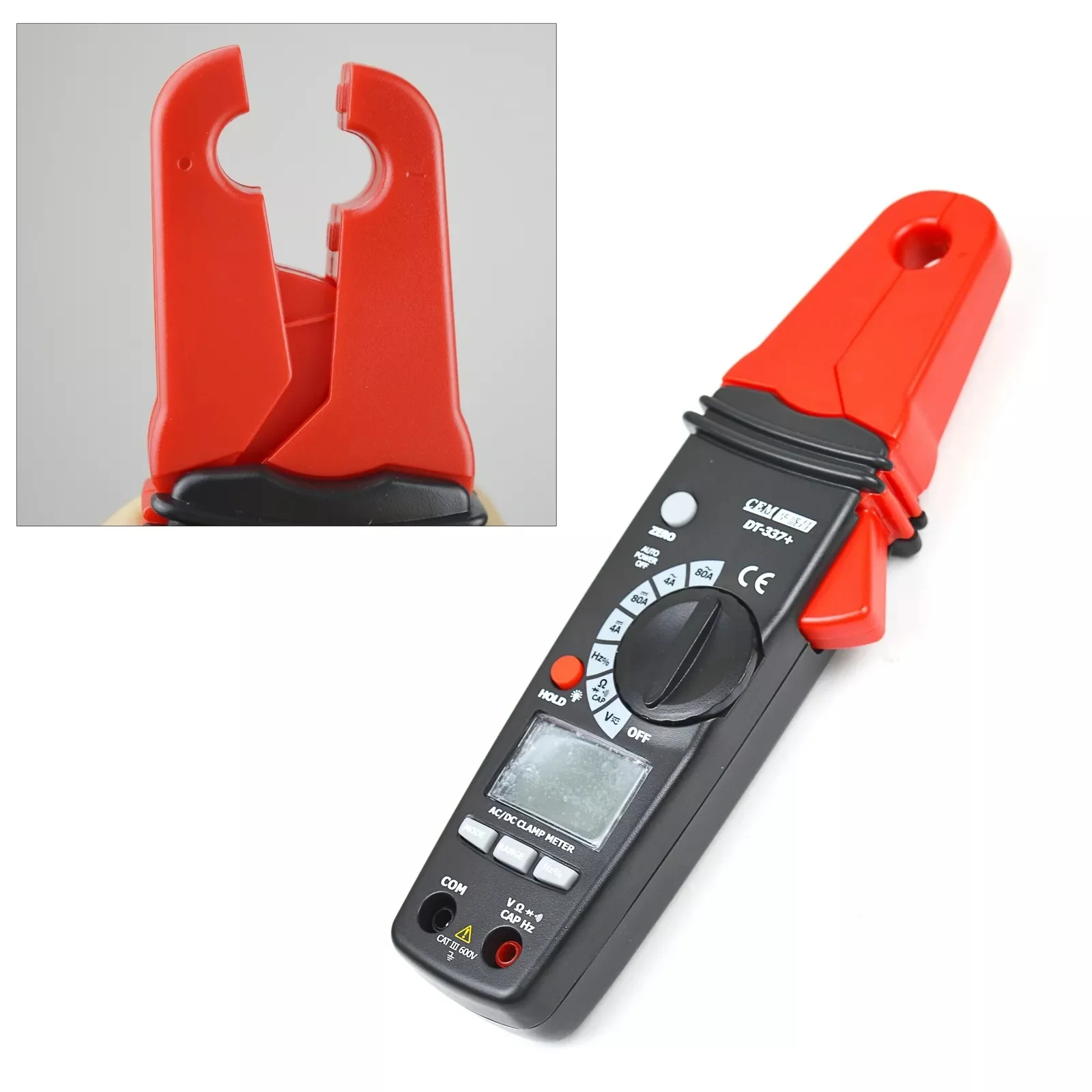 

CEM DT-337+ Professional Digital Clamp Meter,AC / DC Clamp Meter Multimeter Leakage Current Meter Efficient Auto Repair,New.