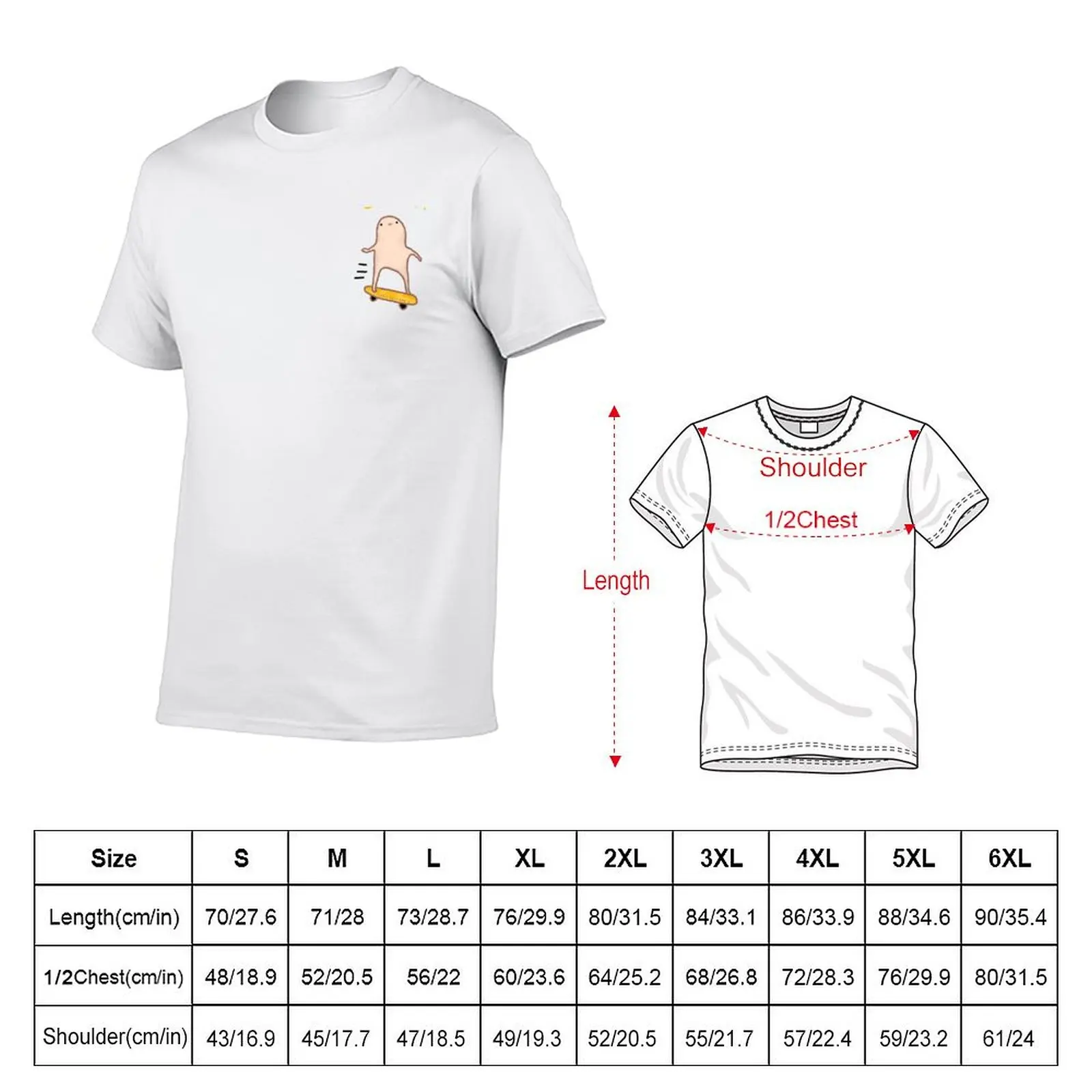 Honest Blob - Zoom! T-Shirt Regular Fit Plain Tee Shirt