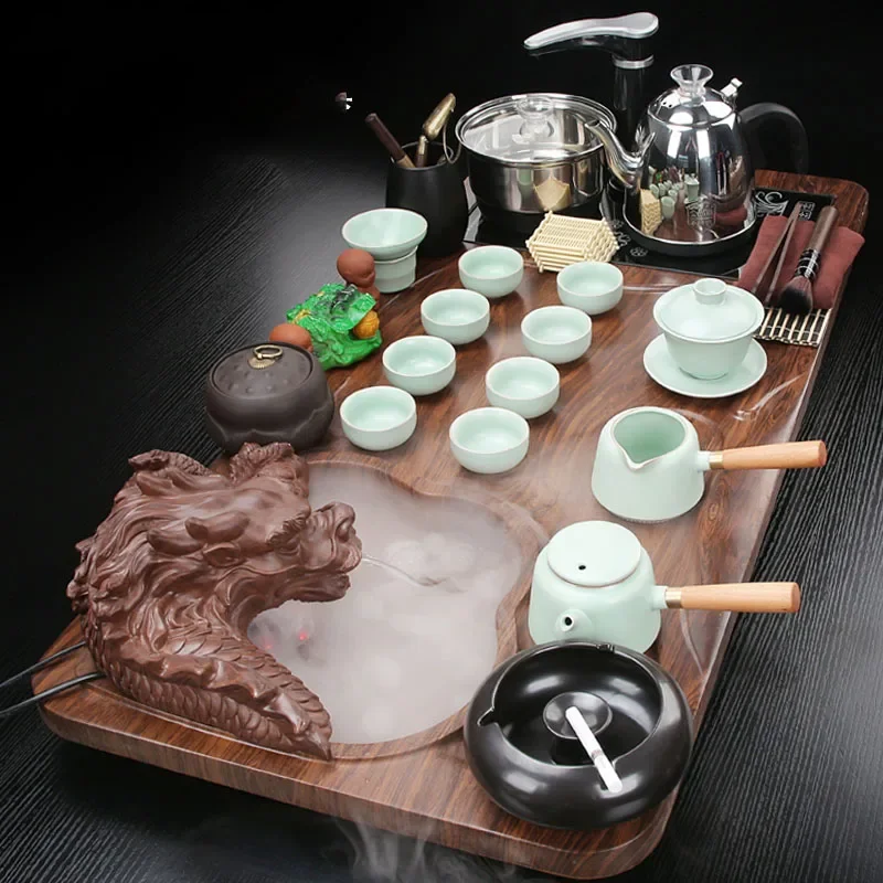 Kung Fu Tea Set Matcha Gaiwan Tray Infuser Luxury Complete Chinese Traditional Teapot Cup Set Service Gift Juego De Te Teaware