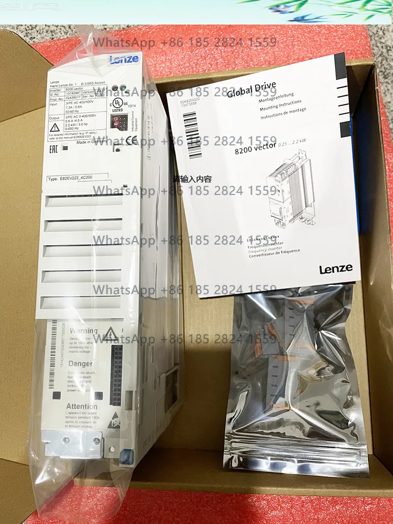 

Оригинальный инвертор Lenz 8200 E82EV402-4C E82EV402K4C E82EV402K4C200 1 шт.