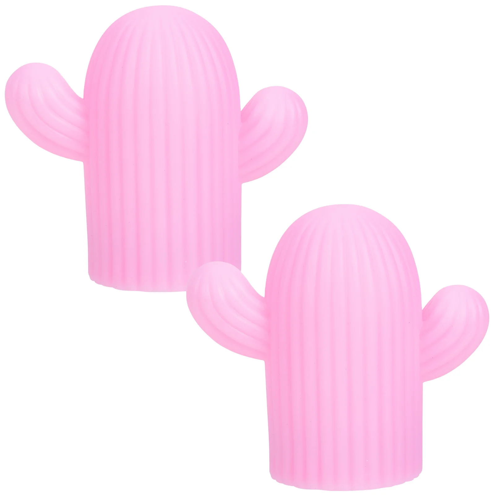 

2Pcs Creative Night Lamp with Unique Cactus Design - Soft Touch Decorative Light for Bedroom Bar Shop Desktop Ambience