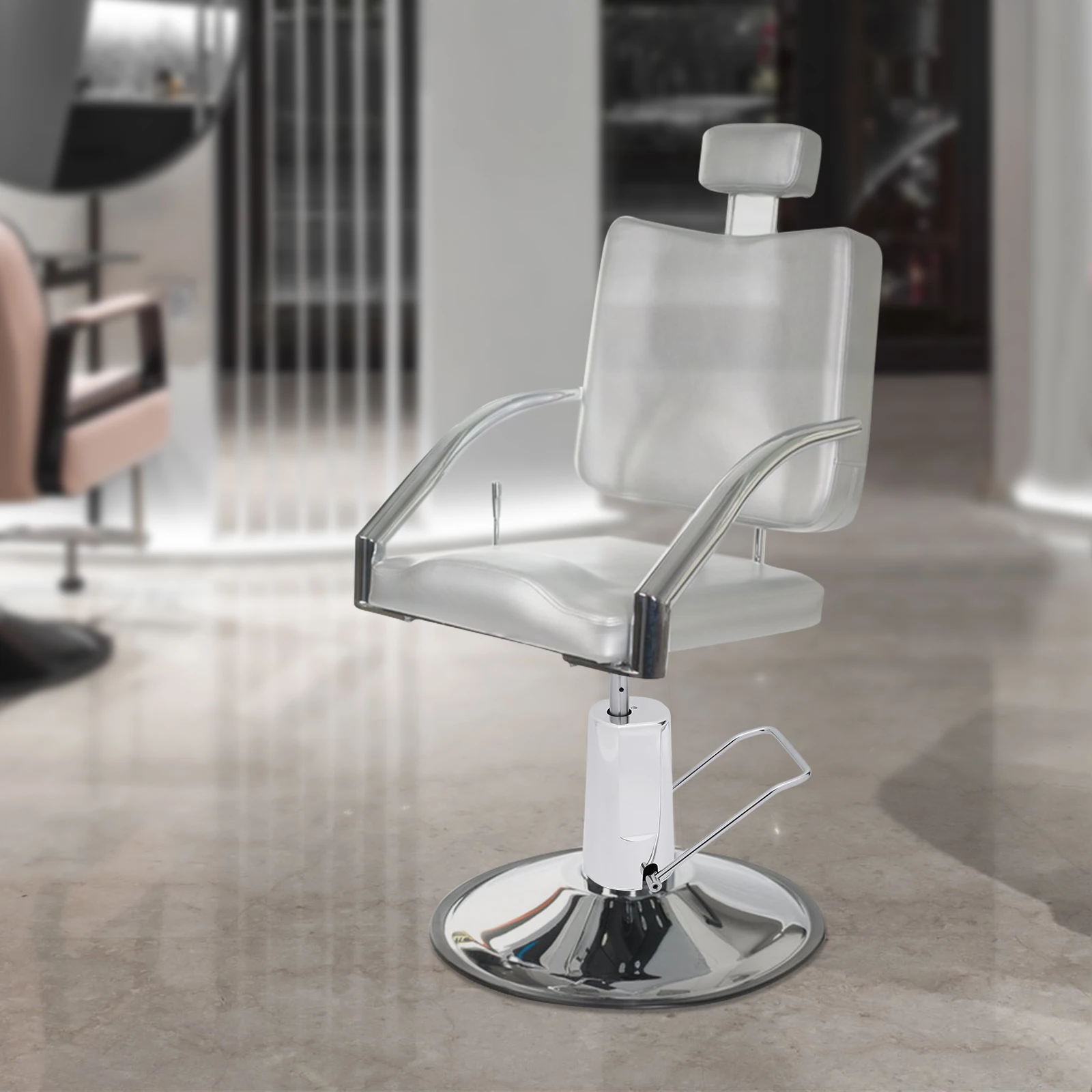 Chair Hydraulic Lift Pump Simple Cleaning Ergonomic Design Convenient Tools for Bases In Bars and Beauty Salon