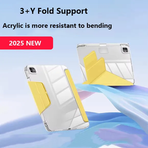 

Case For Huawei MatePad 11.5 12 X Air 12 Pro 13.2 12.2 Air 11.5 S SE 11 Y-Folding Bracket Protective Cover With Pencil Holder