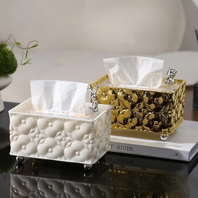 

Жаккардовая коробка для салфеток, органайзер, чехол для салфеток, легкий роскошный светильник для дома, гостиной, спальни, журнальный столик, чехол для хранения салфеток, держатель для бумаги