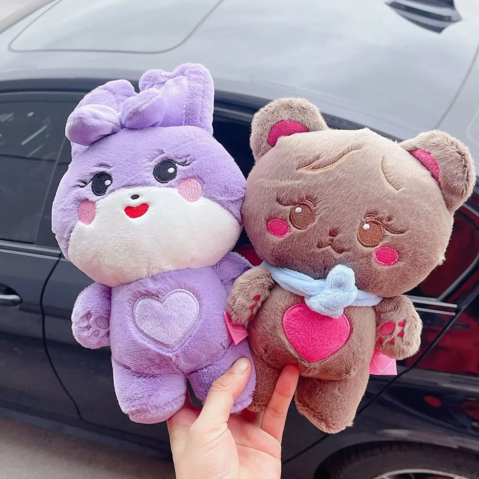20 cm Nero e Rosa Kpop Peluche Bambola JISOO JENNIE ROSE LISA World Tour Bornpink Pendenti Farcito Peluche Giocattolo Cuscino per i Ventole Regalo