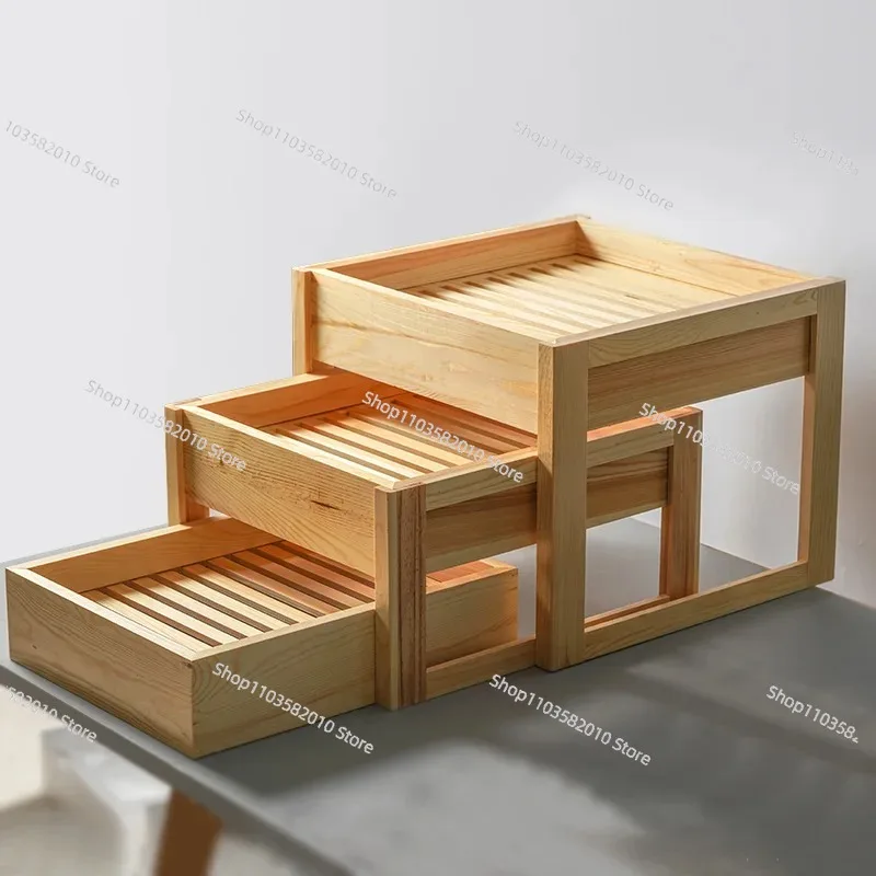

Commercial Tiered Dessert Display Stand, Multi-Level Bakery Shelf for Cupcakes, Pastries & Snacks